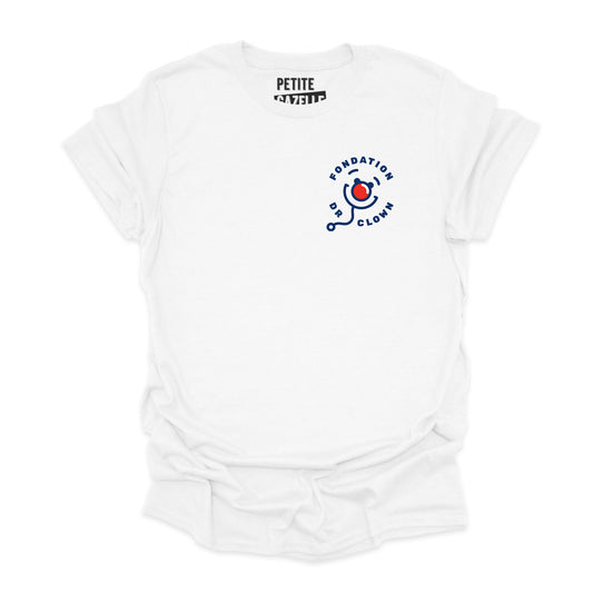 T-shirt unisexe col rond | Dr Clown - T-shirt Unisexe Col Rond - Petite Gazelle Atelier