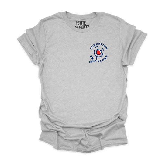 T-shirt unisexe col rond | Dr Clown - T-shirt Unisexe Col Rond - Petite Gazelle Atelier