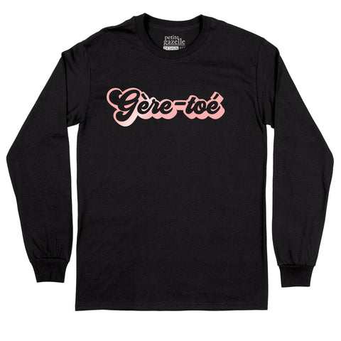 T-Shirt à manches longues | Gére - toé Rose Gold - T-Shirt à manches longues - Petite Gazelle Atelier