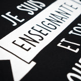 SAC | Je suis enseignante, et toi quel est ton superpouvoir? - Sac - Petite Gazelle Atelier