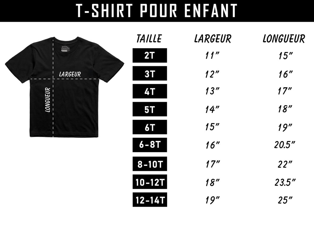 Tshirt pour enfant