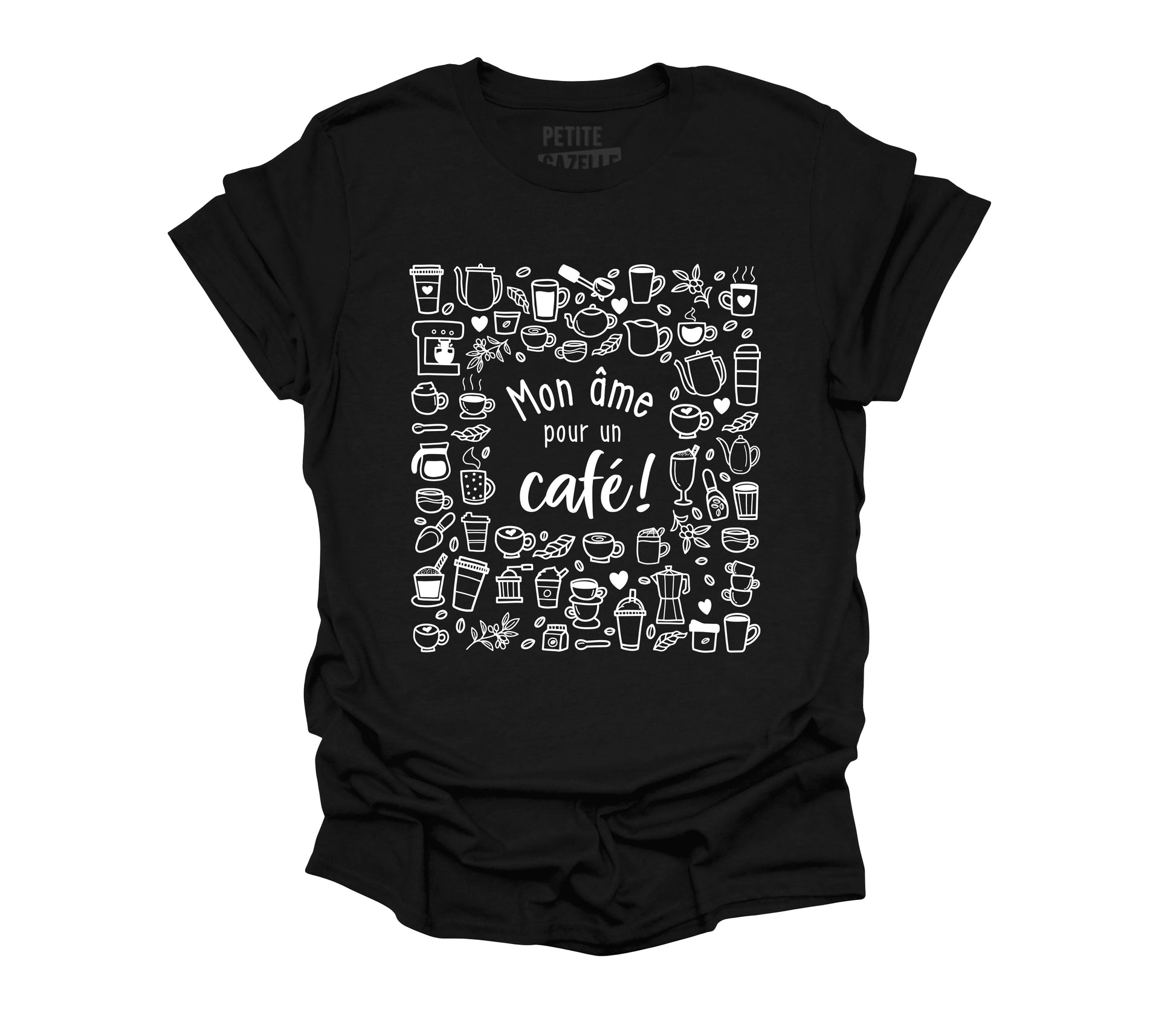 TSHIRT COL ROND | Mon âme pour un café