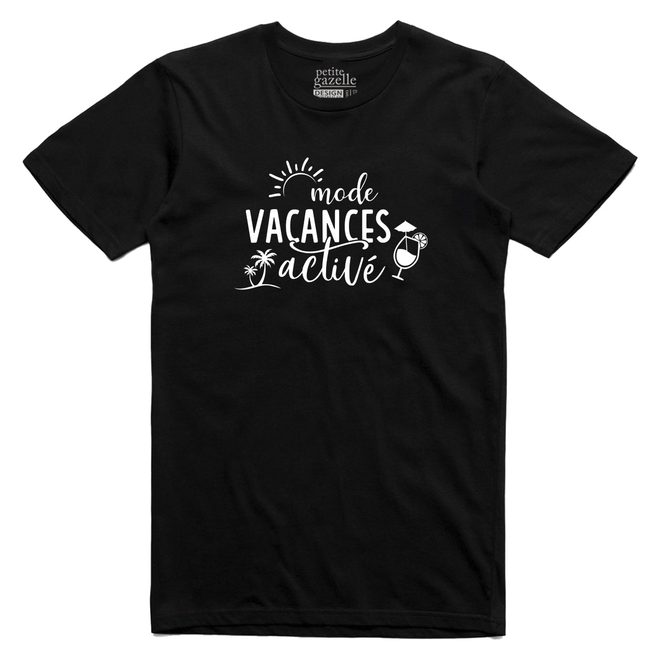 TSHIRT COL ROND | Mode Vacances Activé