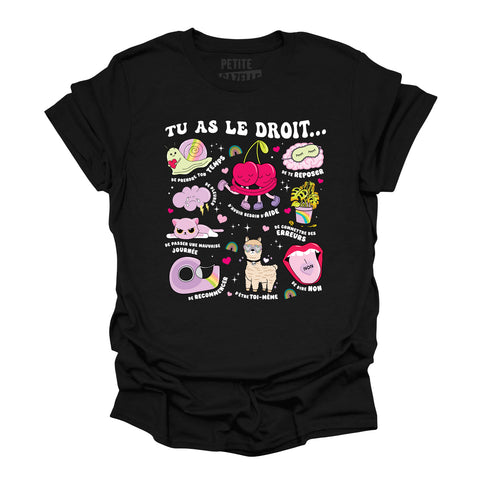 TSHIRT COL ROND | Tu as le droit ...