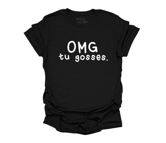 TSHIRT COL ROND | OMG Tu gosses - T-shirt Unisexe Col Rond - Petite Gazelle Atelier