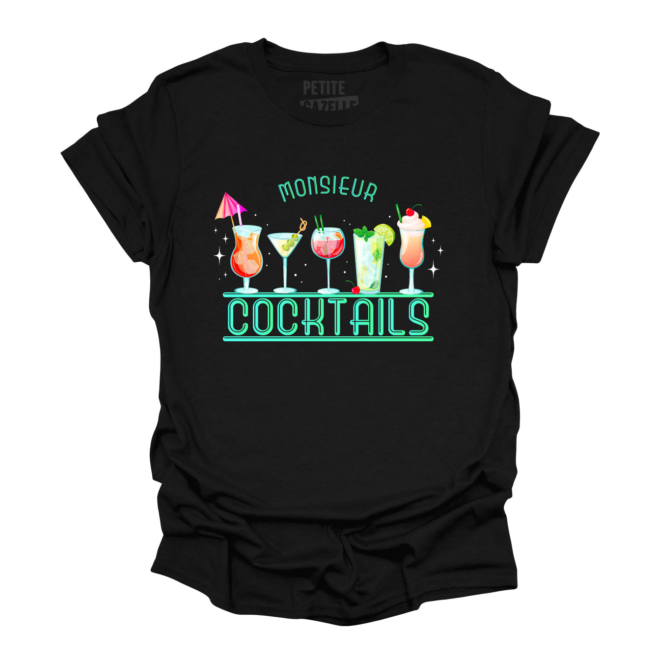 TSHIRT COL ROND | Monsieur Cocktails