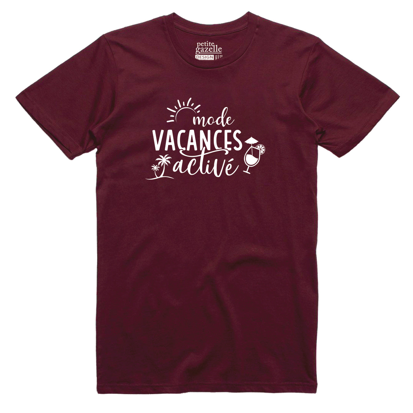 TSHIRT COL ROND | Mode Vacances Activé