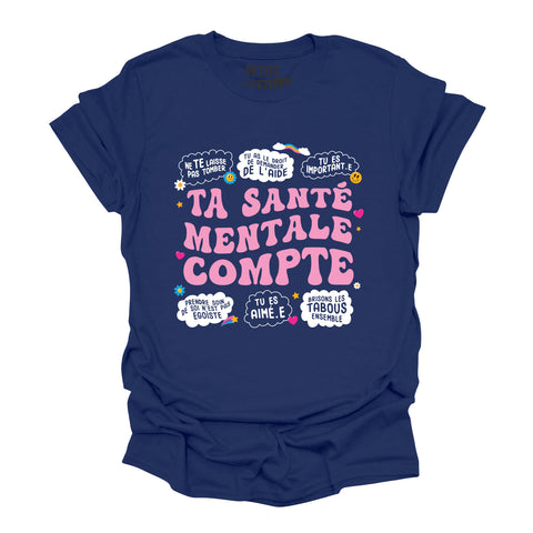 TSHIRT COL ROND | Ta santé mentale compte