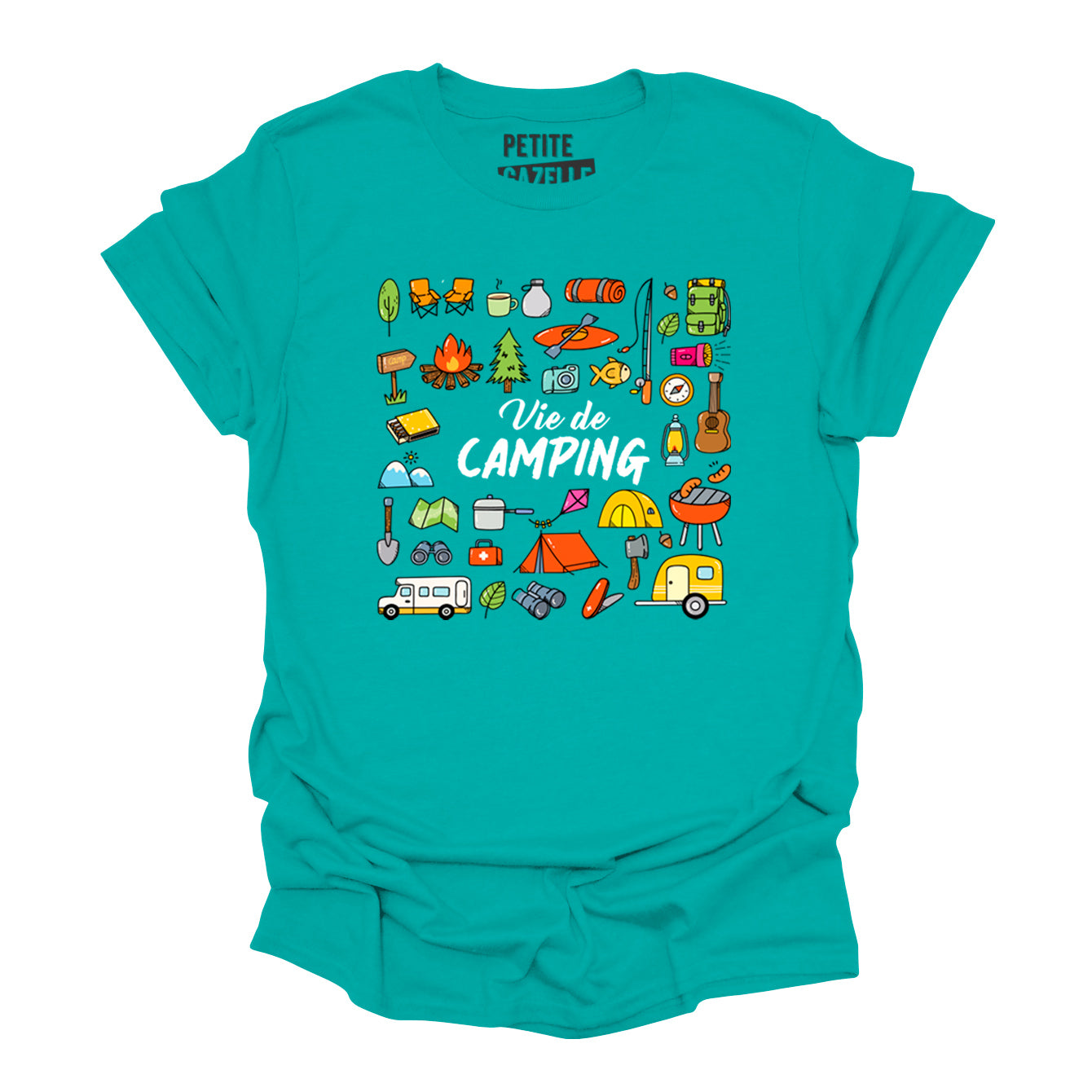 TSHIRT COL ROND | Vie de camping