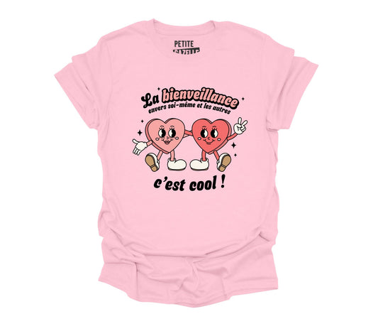 TSHIRT COL ROND | La bienveillance c'est cool ! - T-shirt Unisexe Col Rond - Petite Gazelle Atelier