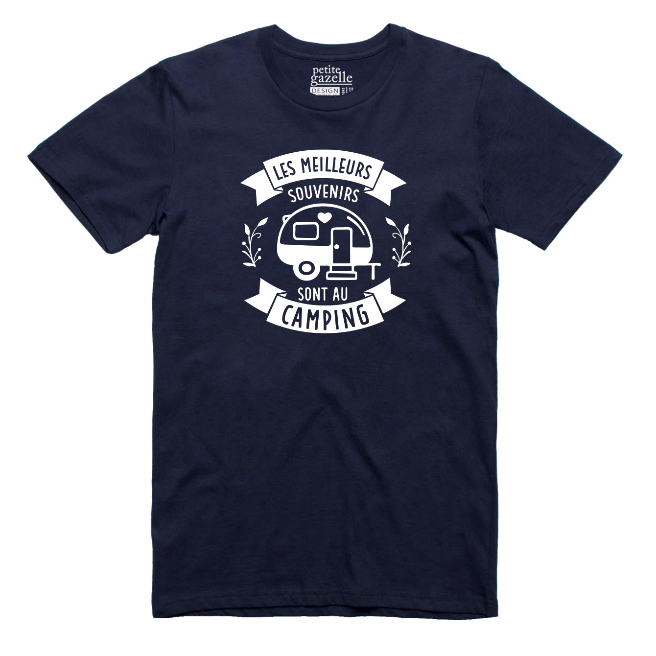 TSHIRT COL ROND | Les meilleurs souvenirs sont au camping