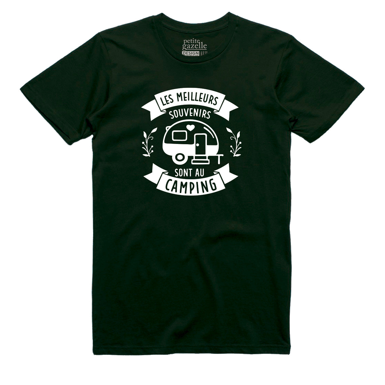 TSHIRT COL ROND | Les meilleurs souvenirs sont au camping