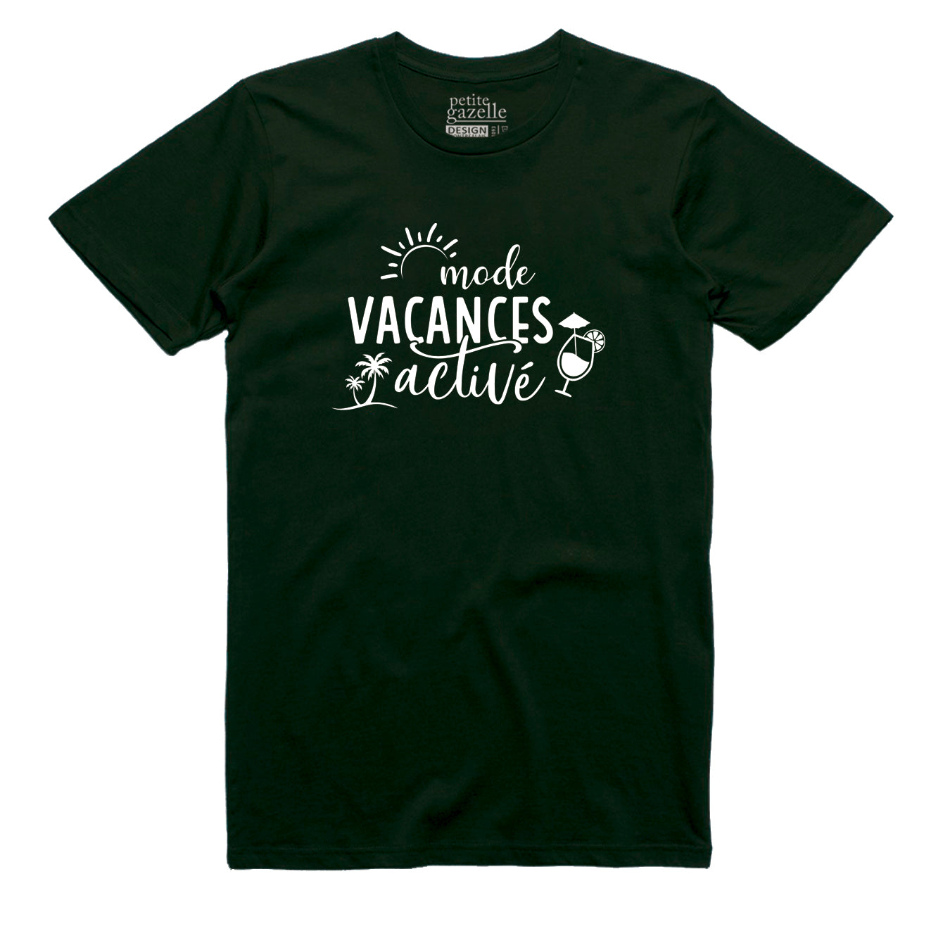 TSHIRT COL ROND | Mode Vacances Activé