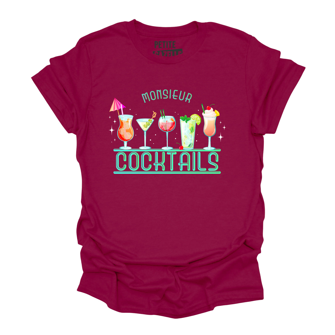 TSHIRT COL ROND | Monsieur Cocktails