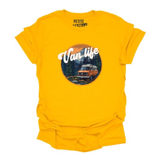 TSHIRT COL ROND | Van Life - T-shirt Unisexe Col Rond - Petite Gazelle Atelier