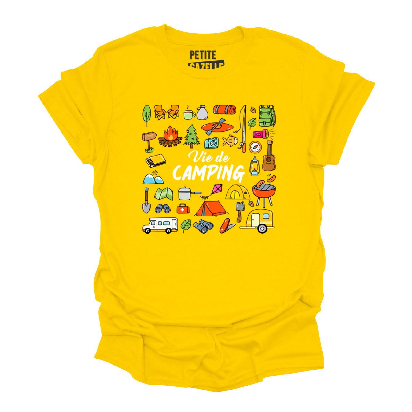 TSHIRT COL ROND | Vie de camping