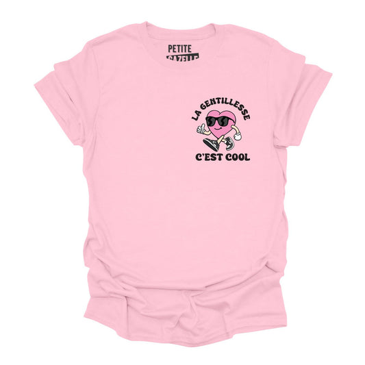 TSHIRT COL ROND | La gentillesse c'est cool - T-shirt Unisexe Col Rond - Petite Gazelle Atelier