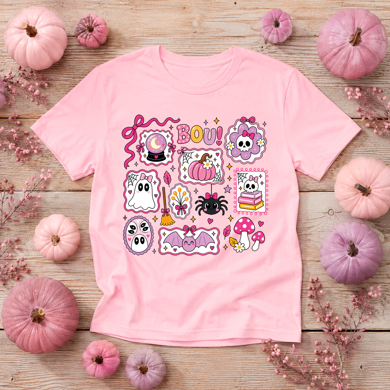 T-SHIRT COL ROND | Halloween Pastel