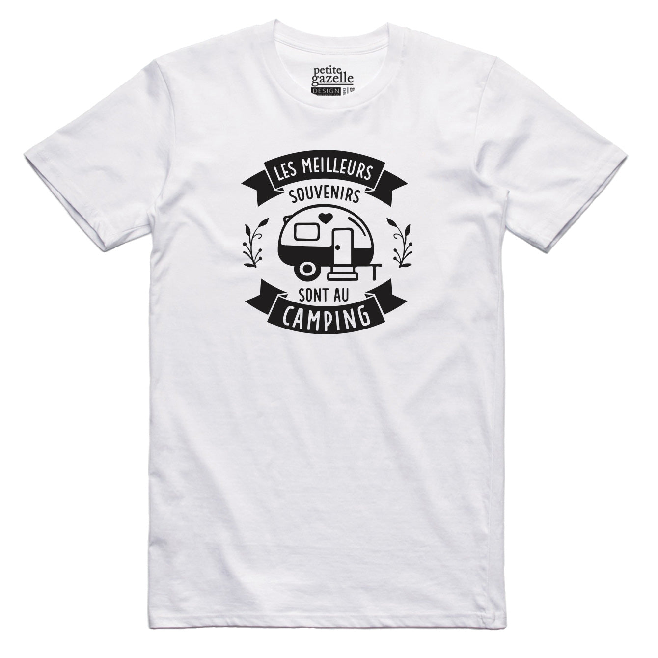 TSHIRT COL ROND | Les meilleurs souvenirs sont au camping