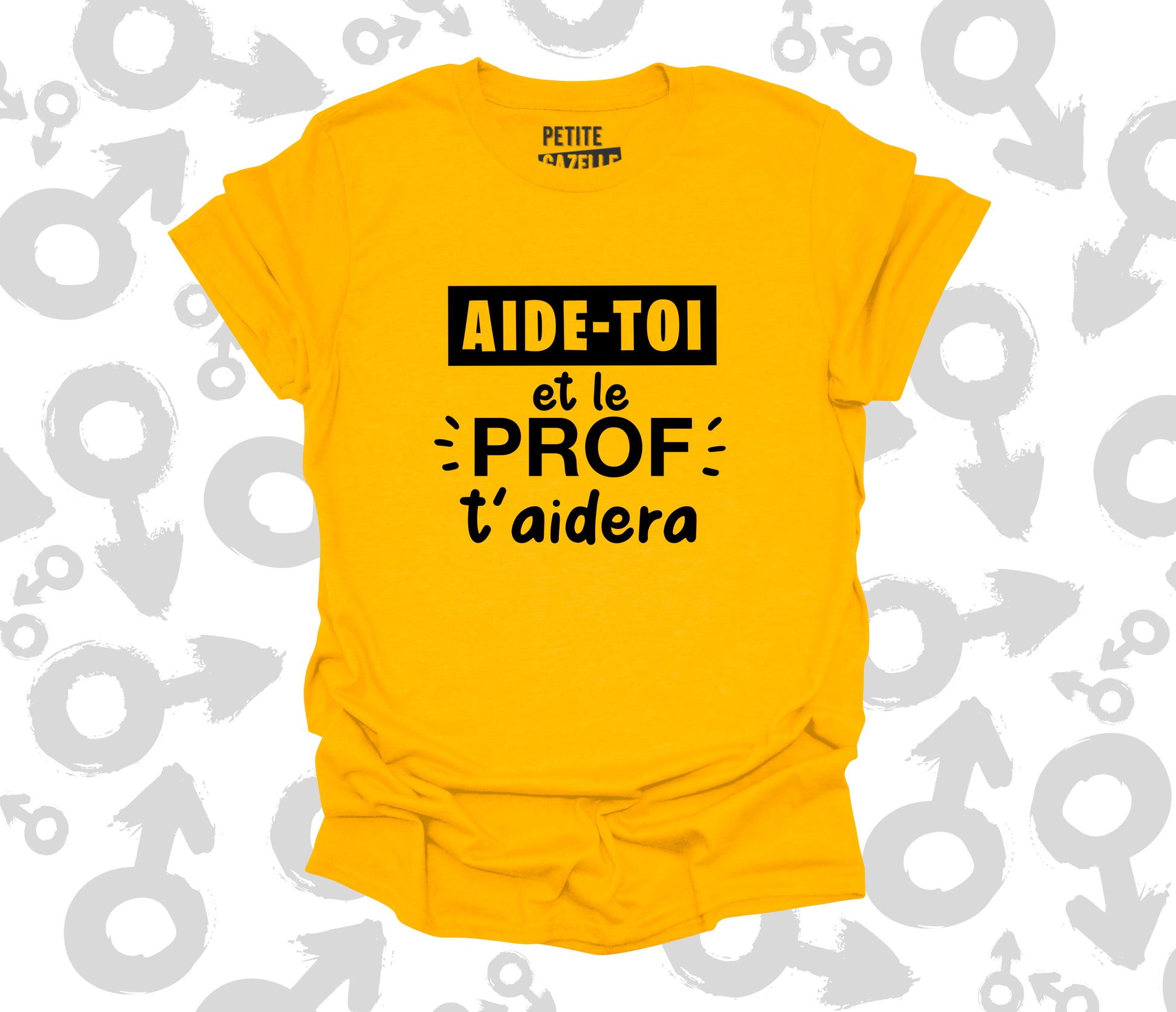 TSHIRT COL ROND | Aide-toi et le prof t'aidera