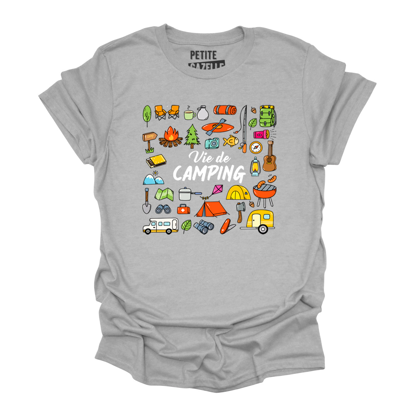 TSHIRT COL ROND | Vie de camping