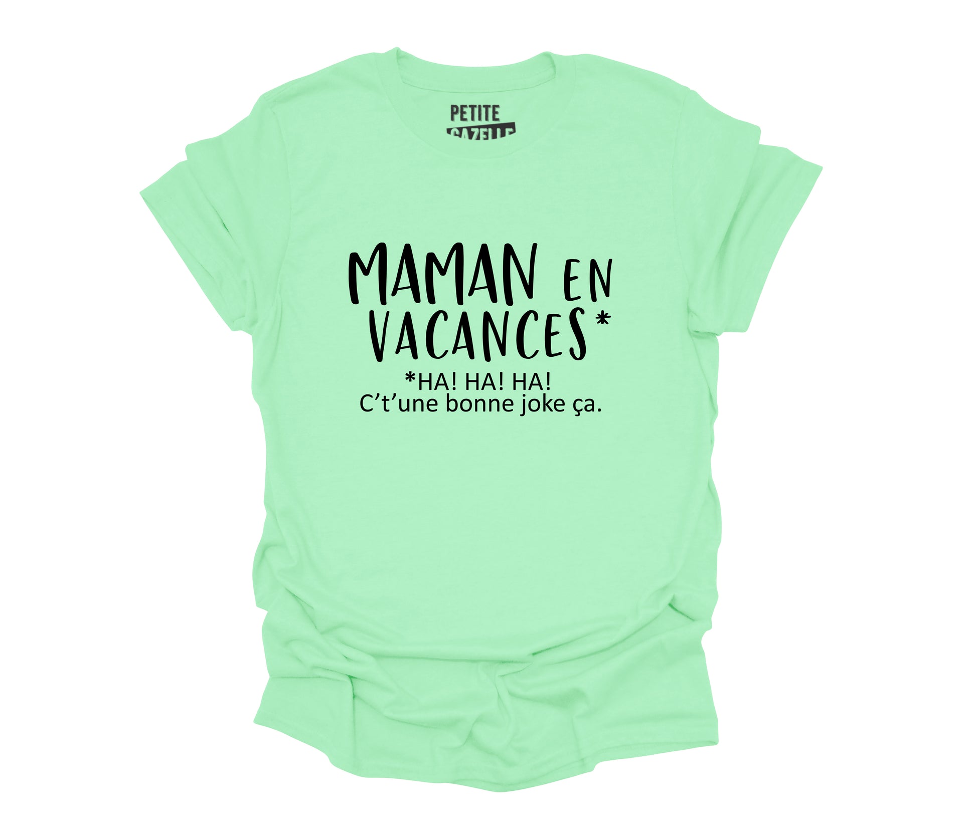 TSHIRT COL ROND | Maman en vacances