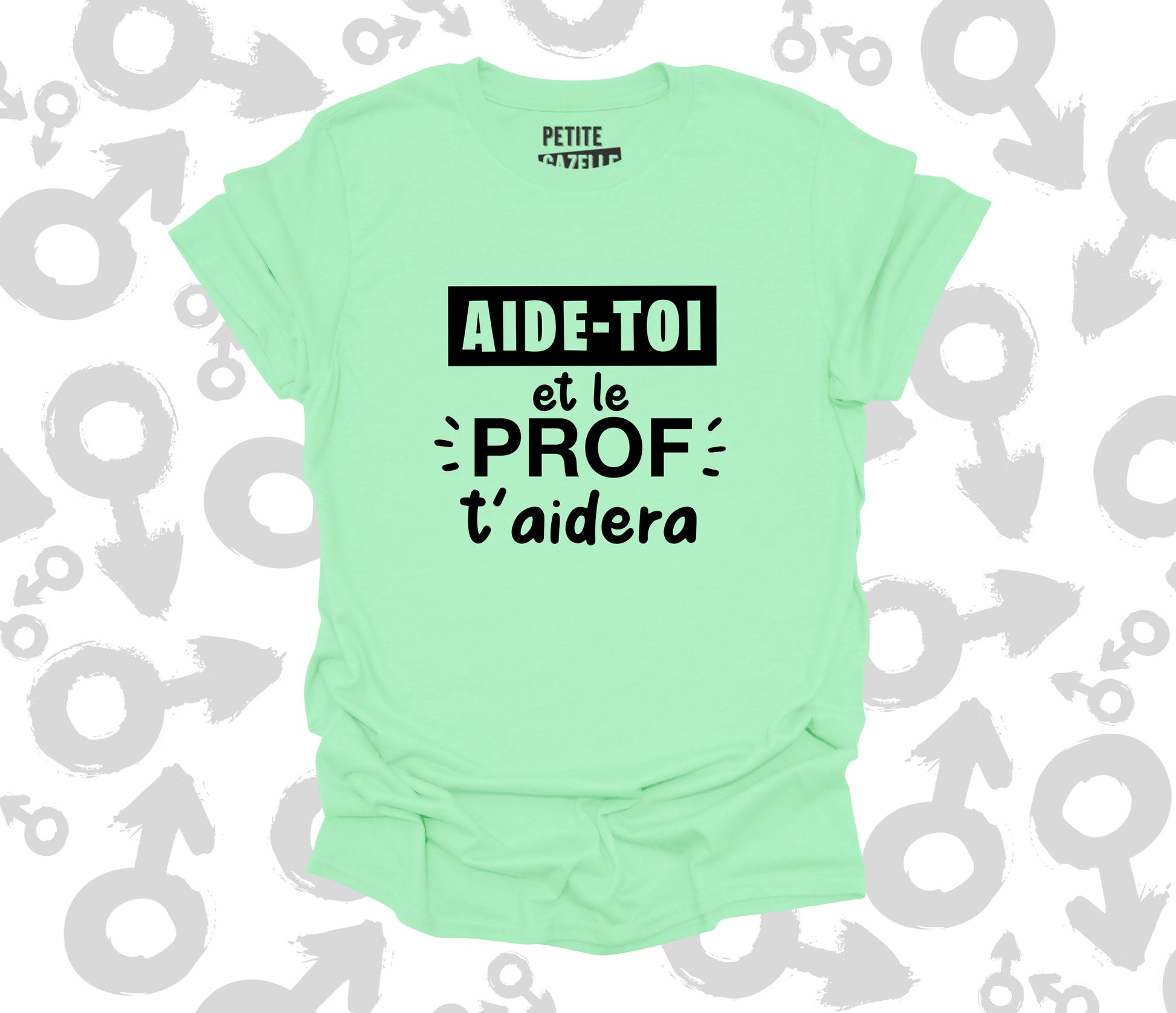 TSHIRT COL ROND | Aide-toi et le prof t'aidera