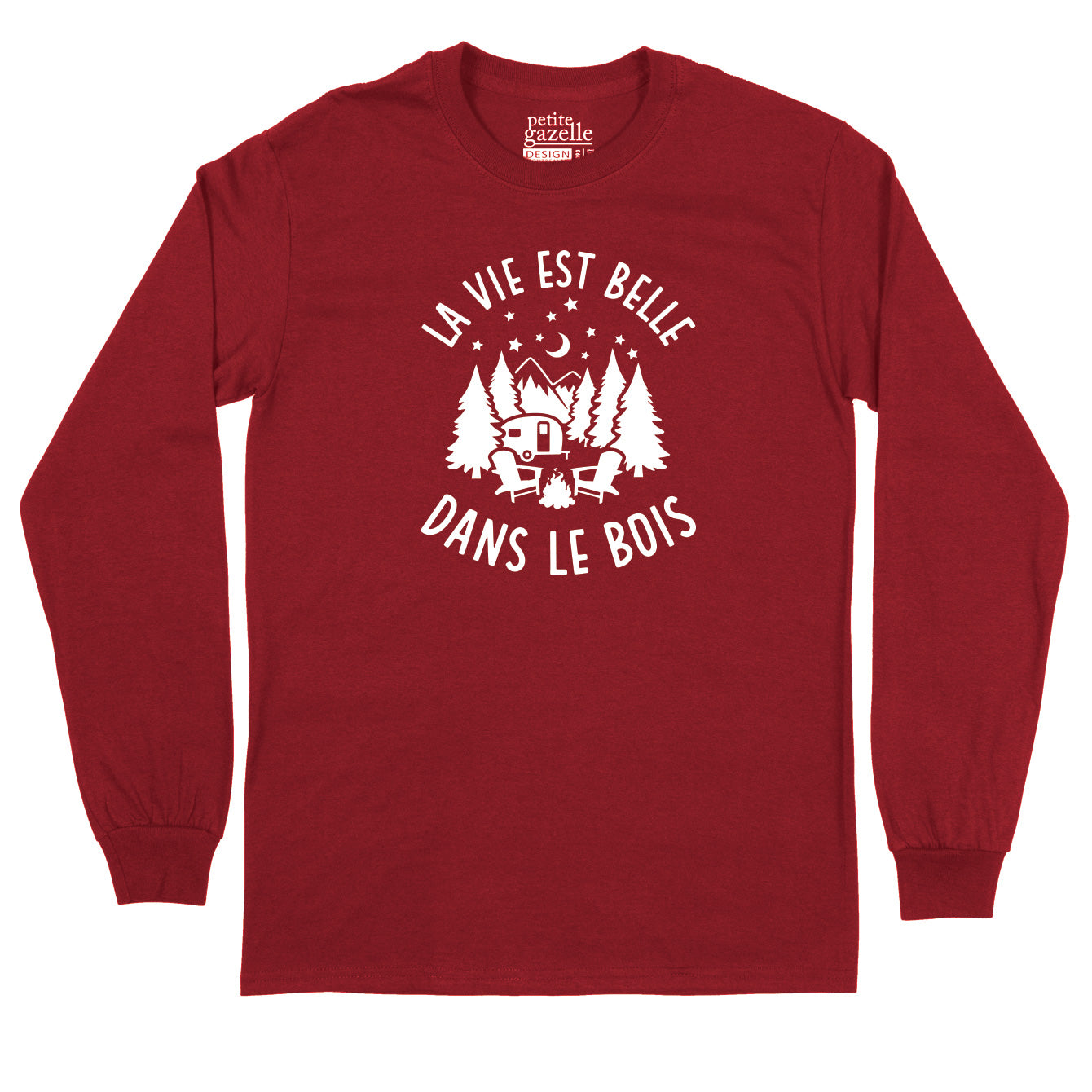 T-Shirt à manches longues | La vie est belle dans le bois