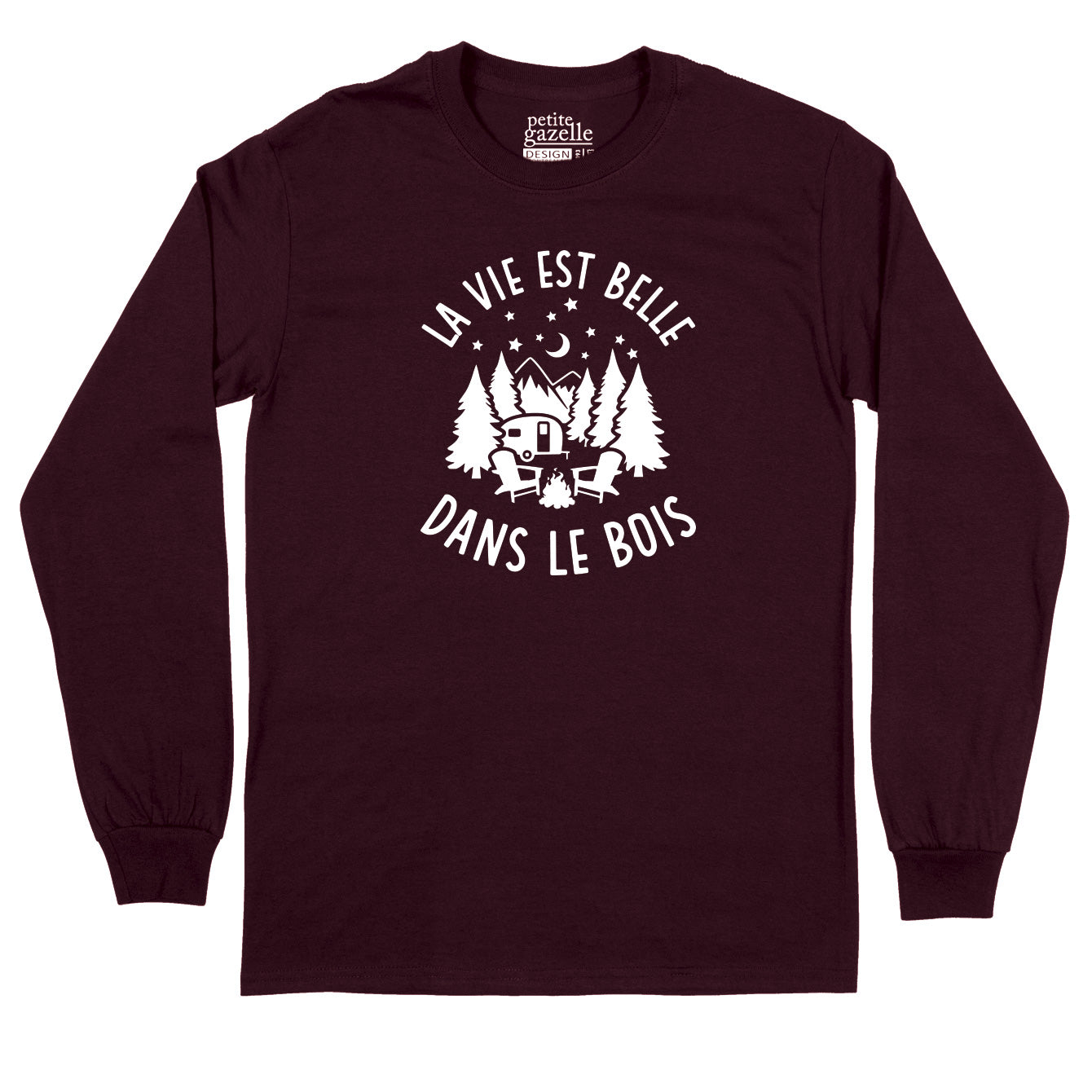 T-Shirt à manches longues | La vie est belle dans le bois