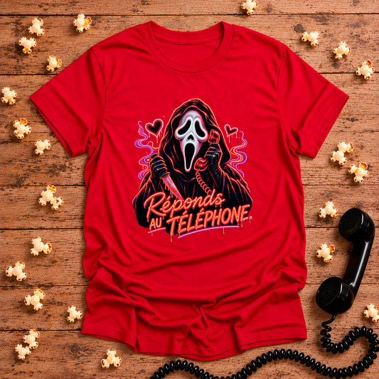 T-SHIRT COL ROND | Réponds au téléphone