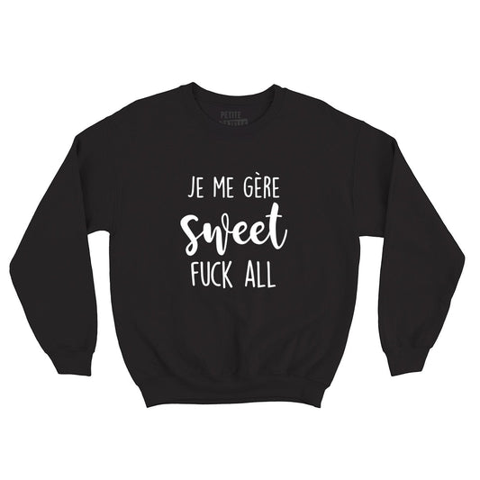 COTON OUATÉ | Je me gère sweet fuck all - Coton Ouaté - Petite Gazelle Atelier