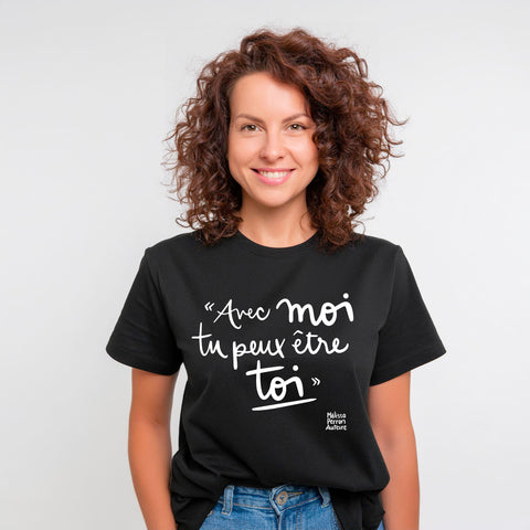 TSHIRT COL ROND | Avec moi, tu peux être toi.