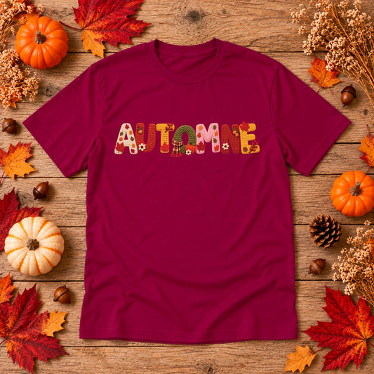 T-SHIRT COL ROND | Automne Tricoté