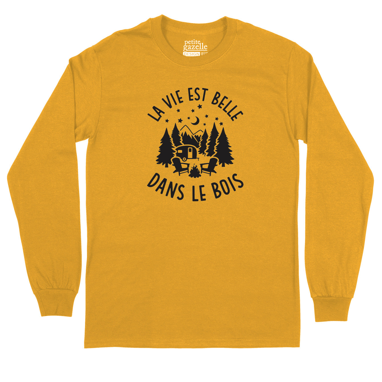 T-Shirt à manches longues | La vie est belle dans le bois