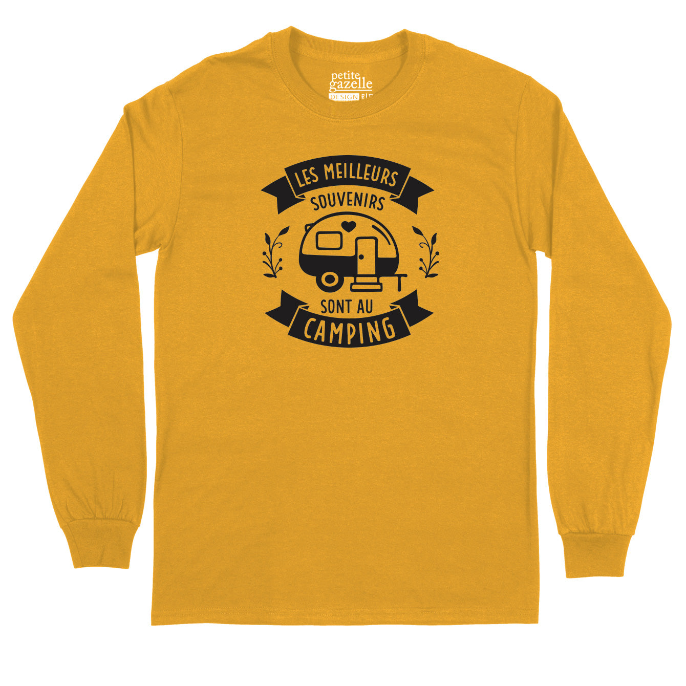 T-Shirt à manches longues | Les meilleurs souvenirs sont au camping