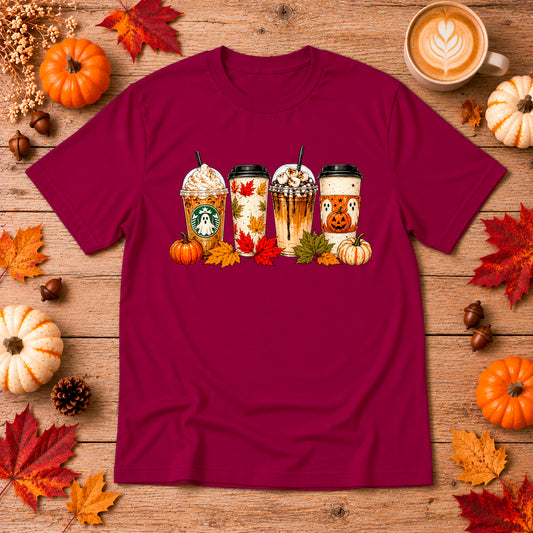 T-SHIRT COL ROND | Drinks d'automne
