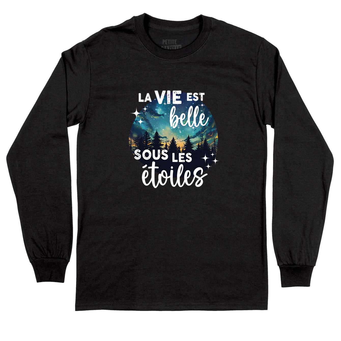 T-Shirt à manches longues | La vie est belle sous les étoiles