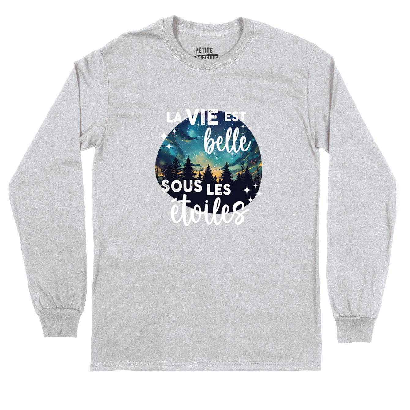 T-Shirt à manches longues | La vie est belle sous les étoiles