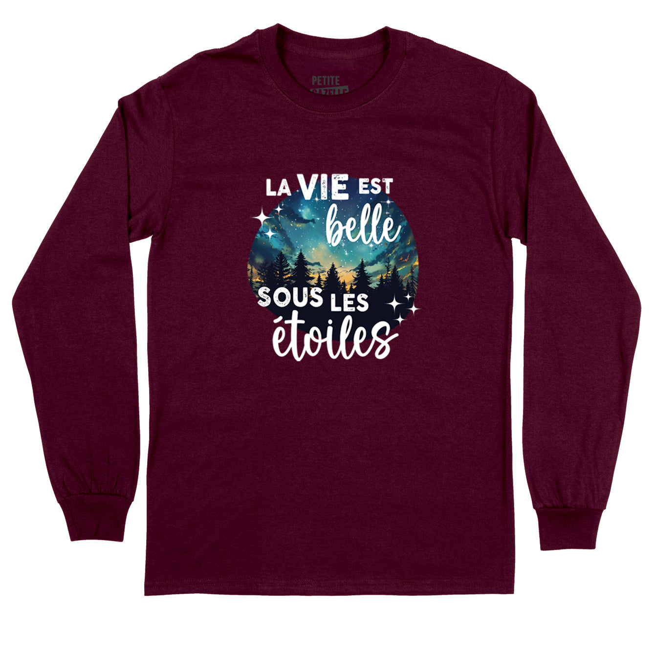 T-Shirt à manches longues | La vie est belle sous les étoiles