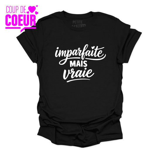 T-SHIRT COL ROND | Imparfaite mais vraie