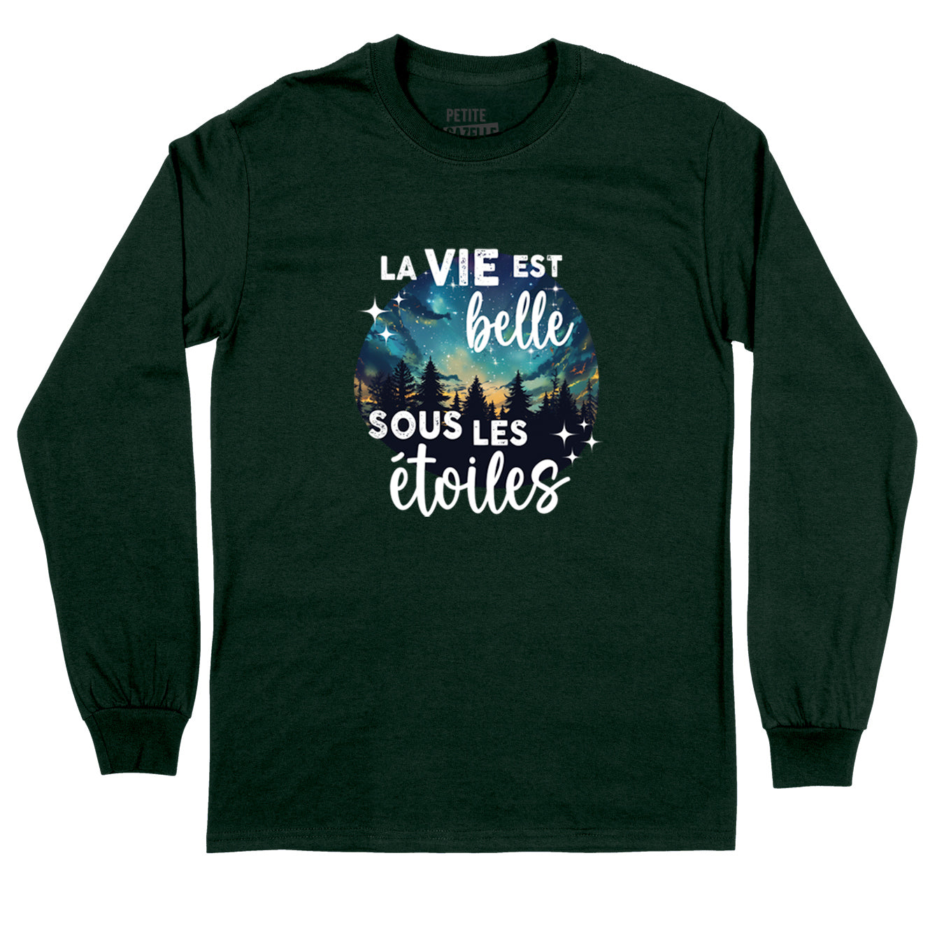 T-Shirt à manches longues | La vie est belle sous les étoiles