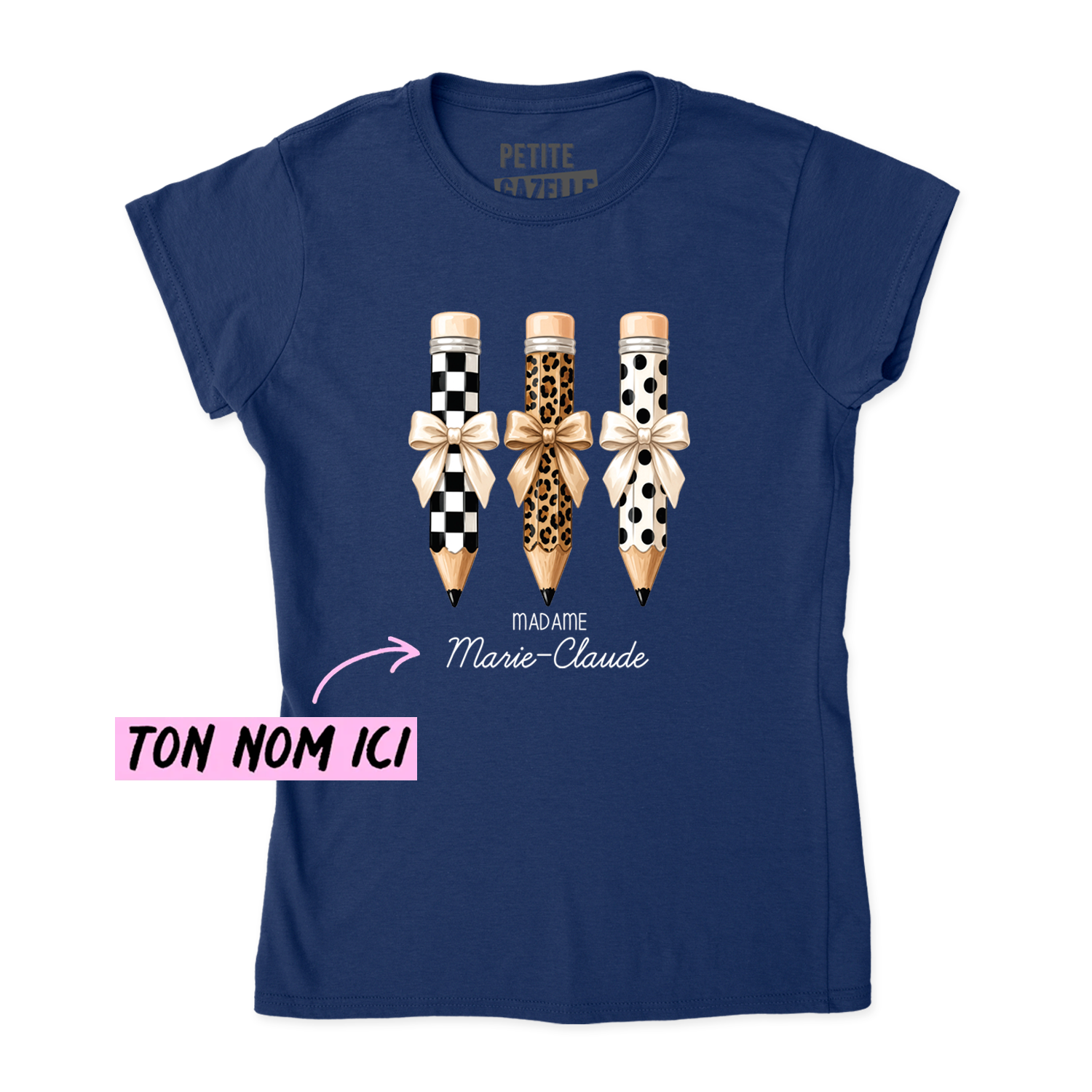 TSHIRT AJUSTÉ | Madame 3 crayons