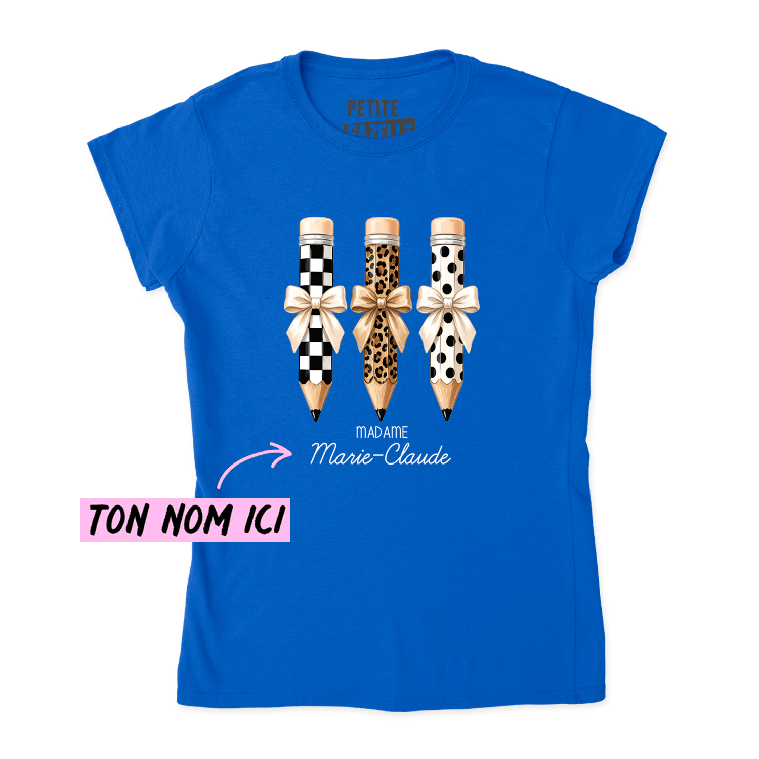 TSHIRT AJUSTÉ | Madame 3 crayons