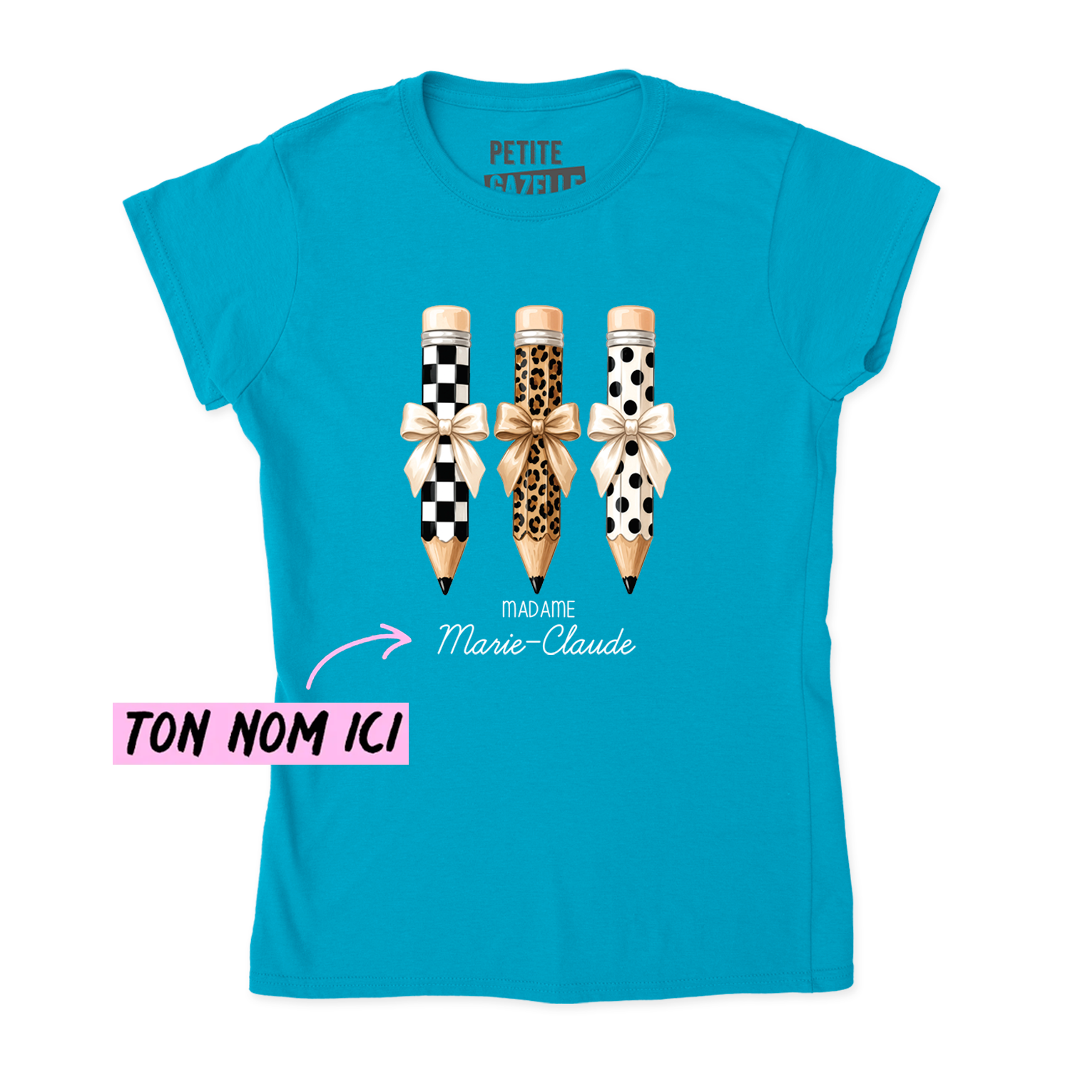 TSHIRT AJUSTÉ | Madame 3 crayons