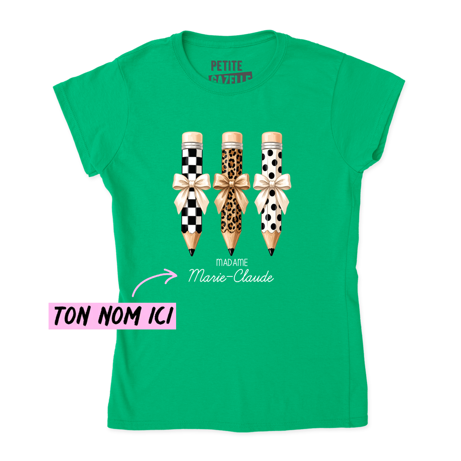 TSHIRT AJUSTÉ | Madame 3 crayons