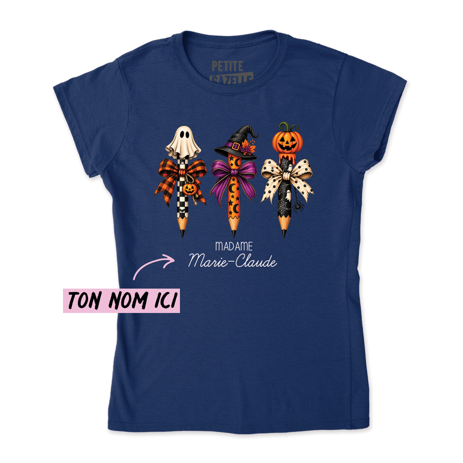 TSHIRT AJUSTÉ | 3 Crayons Halloween
