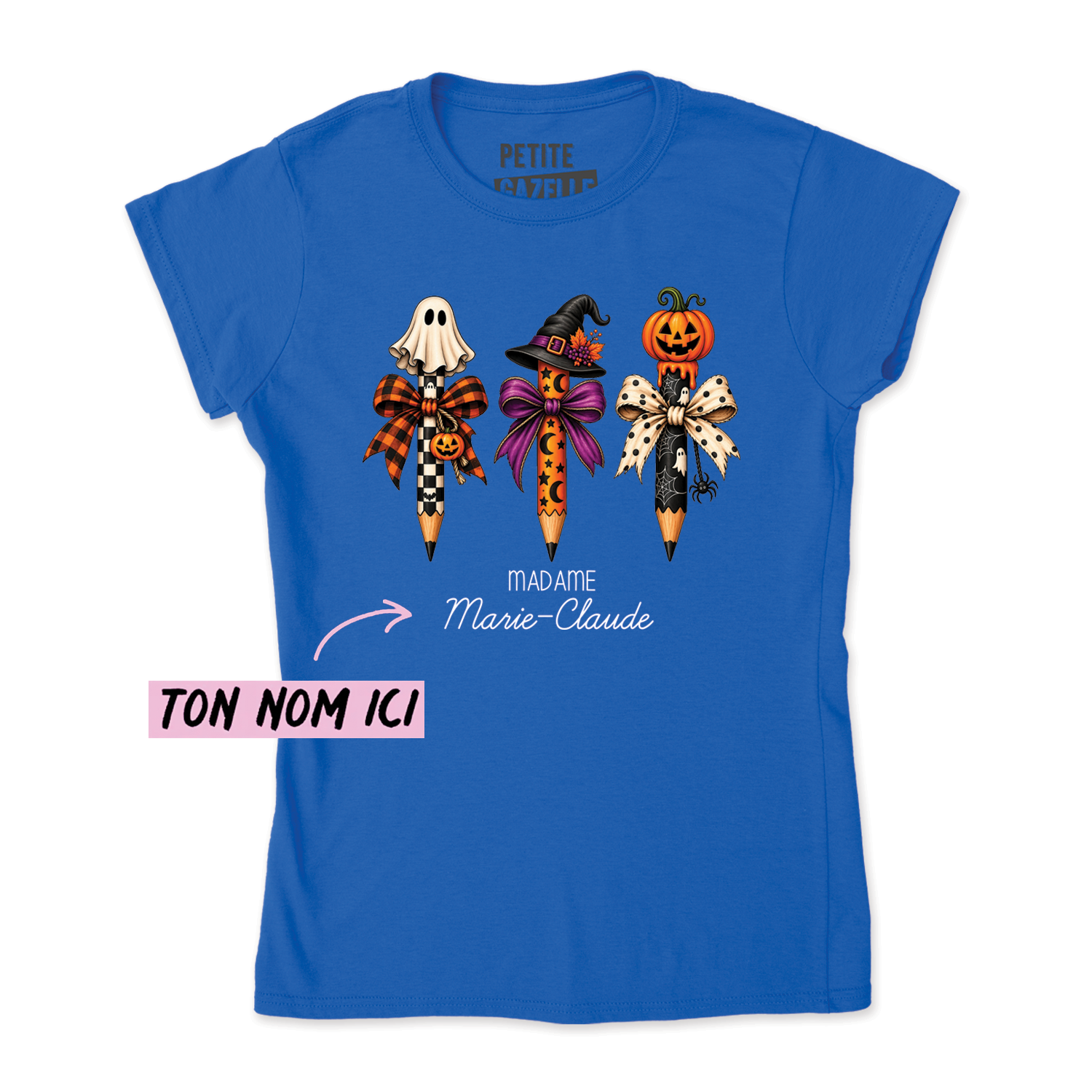 TSHIRT AJUSTÉ | 3 Crayons Halloween