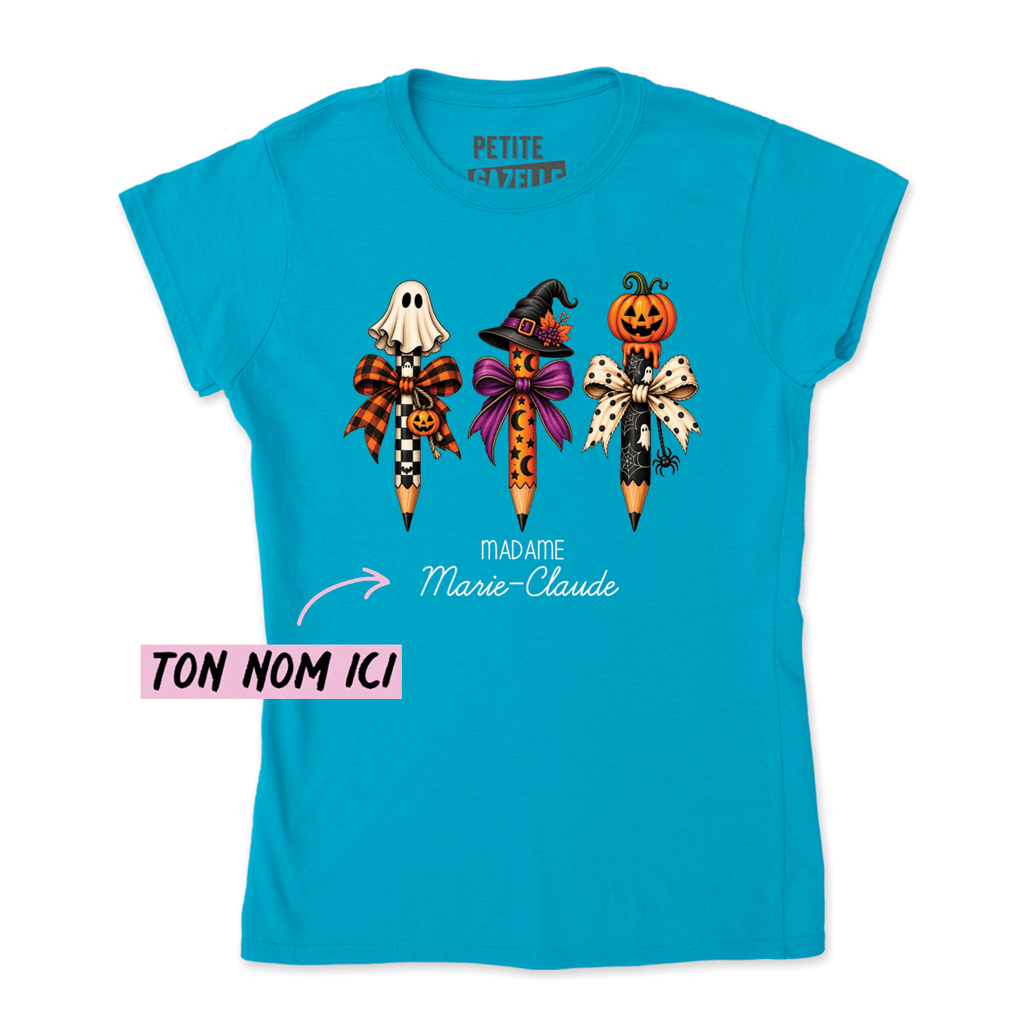 TSHIRT AJUSTÉ | 3 Crayons Halloween