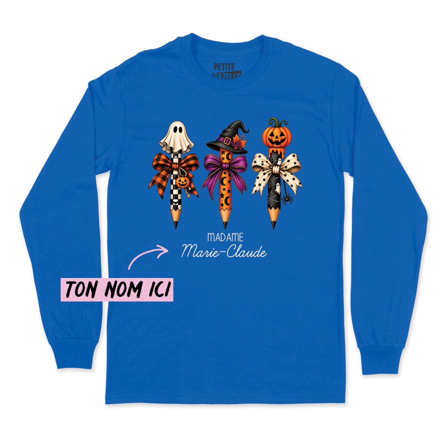T-SHIRT À MANCHES LONGUES | 3 Crayons Halloween