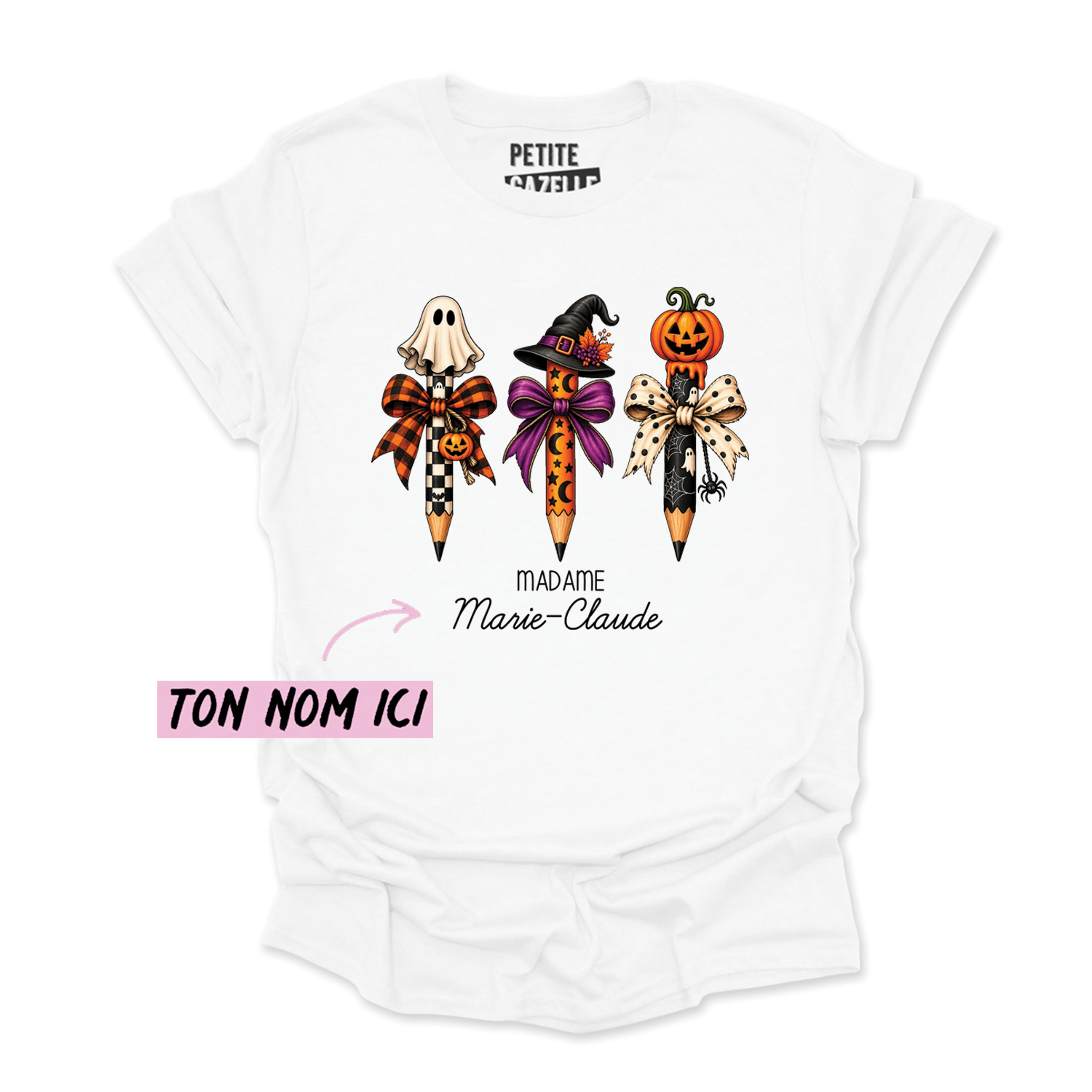 T-SHIRT COL ROND | 3 Crayons Halloween